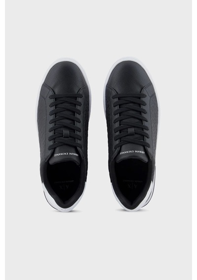 Armani Exchange Erkek Ayakkabı Xm000140 Af11916 Mc011 Siyah-beyaz SİYAH-BEYAZ