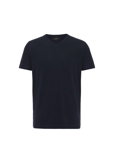 Antioch Basic V Yaka Erkek T-shirt Lacivert