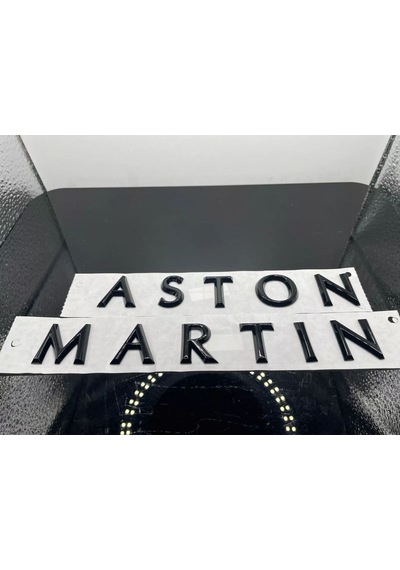 Aston Martin Piano Black Bagaj Yazısı 3m 3d Abs Aston Martin Vanquish