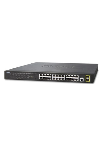 Planet Pl-gs-4210-24t2s 24 Port Gigabit 2 Port Sfp Yönetilebilir Rack Mount Switch