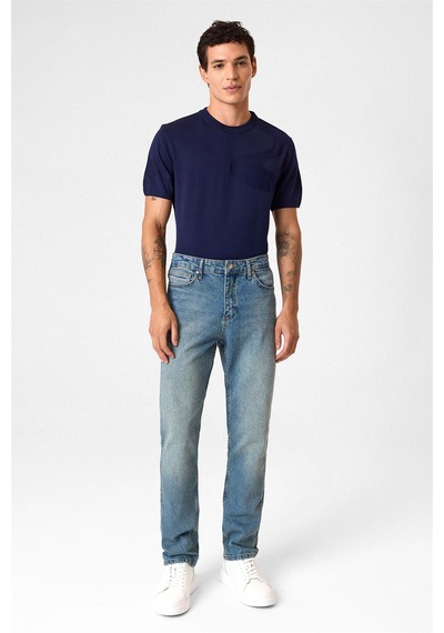 Back And Bond Açık Lacivert Denim Pantolon Çok Renkli