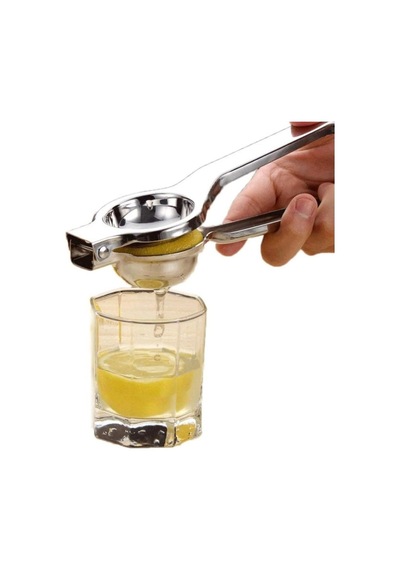 Mutfakta Kullanımına Uygun Paslanmaz Çelik Limon Sıkacağı Açık Bej