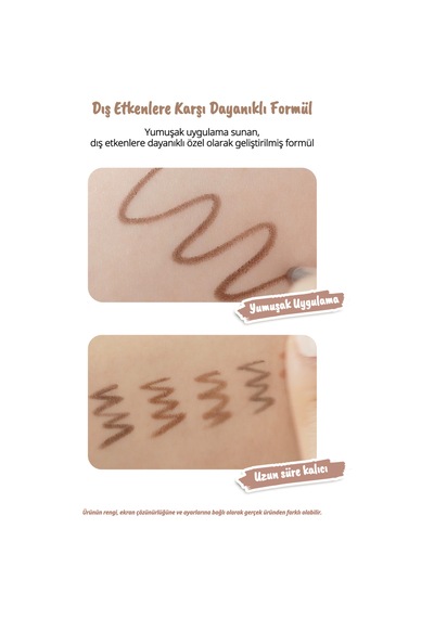 Suya Dayanıklı Kolay Kullanım Sunan Göz Kalemi Peripera Speedy Pencil Liner 3 Milk Tea Brown