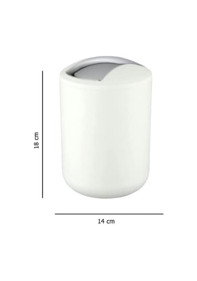 Çöp Kovası Beyaz Brasil Model 18 X 15 - 31 X 19,5 Beyaz