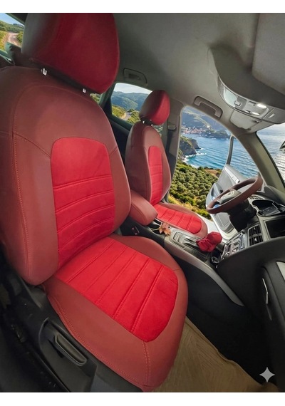Audi A4 - Kırmızı Taytüyü - 260 Bordo Deri - Özel Dikim