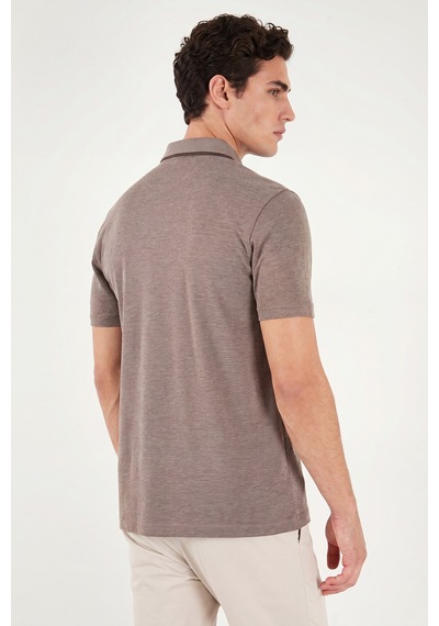 Buratti Pamuklu Regular Fit Göğüs Cepli Düğmeli Polo T Shirt Erkek Polo T Shirt 4565001 Kahve Buratti Pamuklu Regular Fit Göğüs Cepli Düğmeli Polo T Shirt Erkek Polo T Shirt 4565001 Kahve
