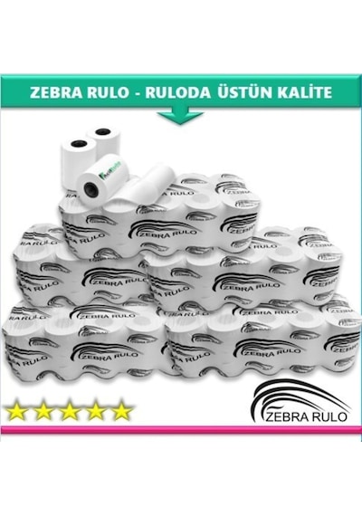 100 Adet 80x40m Hoın Hop-80 Yazıcı Rulosu 40 Metre