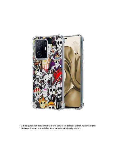 Samsung Galaxy Uyumlu M33 Köşe Korumalı Antişok Kapak Anime Tasarımlı Şeffaf Kılıf