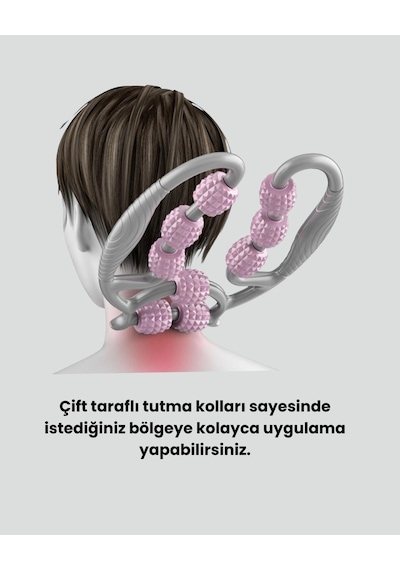 Mey İthalat Plastik Masaj Aleti Derin Doku Kas Gevşetici Rulo