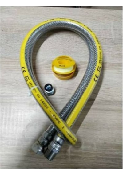Doğalgaz Flex Ocak Hortumu (50-75-100-125-150-200 ) Cm.. Ücretsiz