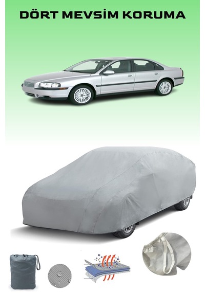 Volvo S80 1998 - 2003 Araba Brandası Oto Branda Gri