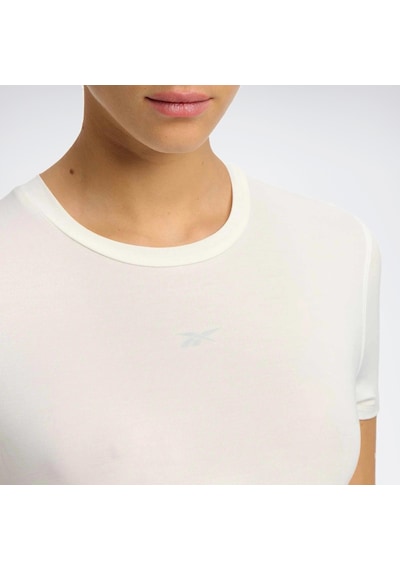 Reebok Rbk-chıll Athletıc Tee Kadın Ekru Tişört 100214671 Ekru