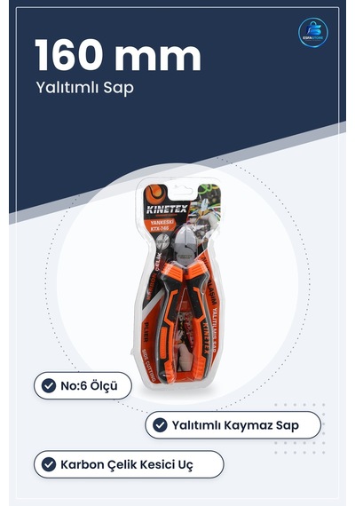 Yan Keski 160 Mm Karbon Çelik No:6 Yalıtımlı Sap Hırdavat Kesici