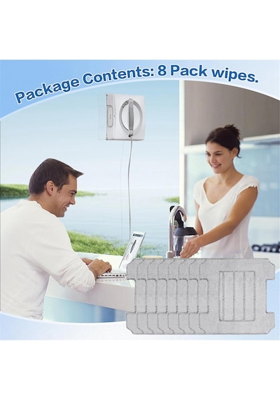 Ecovacs Winbot W1 W1 Pro W2 Pro W2 Omni İçin Temizleme Pedleri