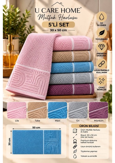 5 Adet Yumuşacık Jakarlı Sıkı Doku Mutfak Havlusu Seti %100 Organik Pamuk Lüx Dokuma 30 X 50 Cm 5'li Set - 945175533 5'li Set 5 Adet Yumuşacık Jakarlı Sıkı Doku Mutfak Havlusu Seti %100 Organik Pamuk Lüx Dokuma 30 X 50 Cm 5'li Set - 945175533 5'li Set