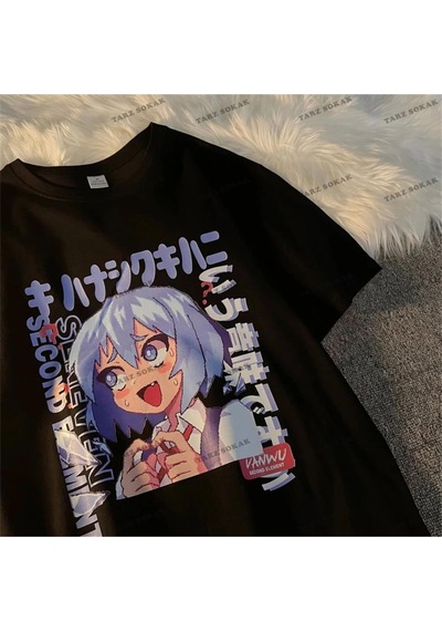 Adrift Y2k Unisex Harajuka Anime Retro Kawai Kuromi T-shirt Kod Rertr Startmore 6654 Beyaz