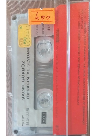 Plak Değildir Kaset Tir Sadık Gürbüz Toprağım Ve Sevdam Kaset