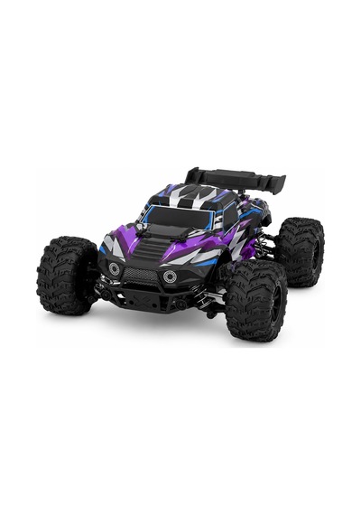 50 Km Hız Yapan Elektrikli Araba Uzaktan Kumandalı 4x4 Arazi Aracı Off-road Araba Mor