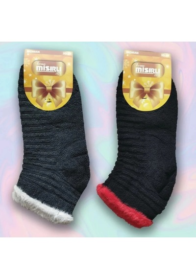 Efemicgiyimstore Bilek Kısmı Renkli Bayan Ters Havlu Kışlık Patik Çorap 12'li Paket Çok Renkli Efemicgiyimstore Bilek Kısmı Renkli Bayan Ters Havlu Kışlık Patik Çorap 12'li Paket Çok Renkli