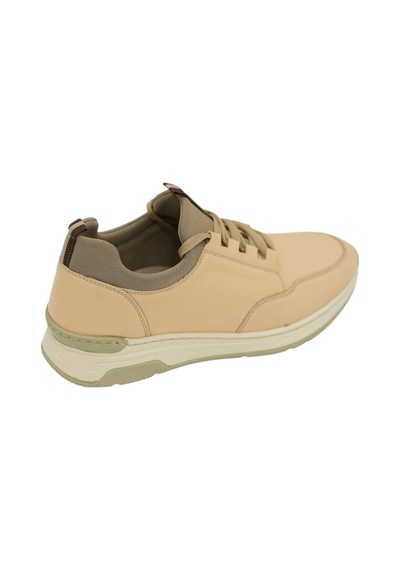 Dgn Kadın Bağcıklı Sneaker Bej
