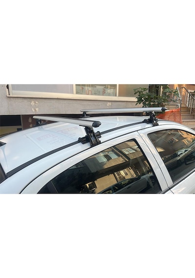 Toyota Yaris 2000-2005 Oluksuz Tip Port Bagaj Tavan Çıtası Ara Atkı Kapıdan Sıkıştırmalı