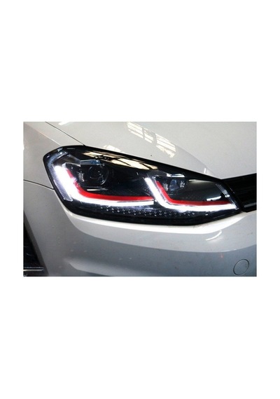 Vw Golf 7 2012-2016 Uyumlu 7.5 Diziayn Kırmızı J Far