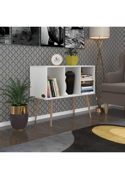 Kenzlife Komodin Adberilgen Byz 74 90 39 Ahşap Ayaklı Komidin Kitaplık Cordoba