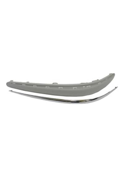 Mercedes E Class W211 03/06 Ön Tampon Bandı Sol Grı Astarlı/nıkelaj Çıtalı Sensör Delıksız Tyg