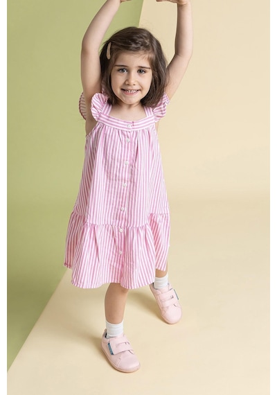 Smart Walker Casual Süper Mat Pembe Barefoot Çocuk Ayakkabı Süper Mat Pembe