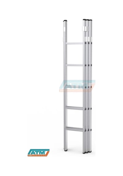 2*3=6 MT 65X25 ÜÇ PARÇALI  SÜRGÜLÜ MERDİVEN