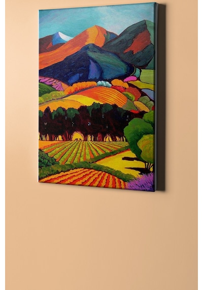 Webstyle Sayılarla Boyama Seti Kasnaklı Renkli Dağlar 50 X 65 Cm