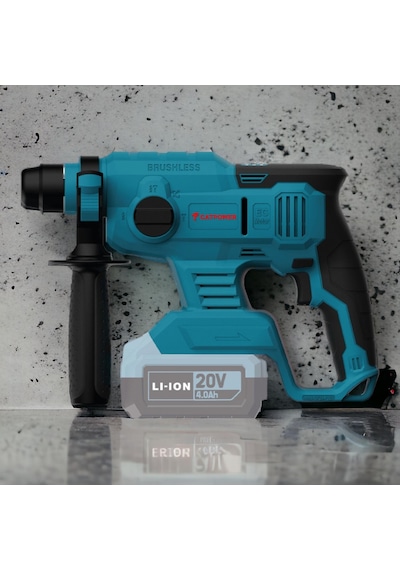 Catpower 4235 Akülü Kömürsüz Li-ion 20 V 4.0 Ah Batarya Avuç Taşlama Kırıcı Delici Darbeli Vidalama