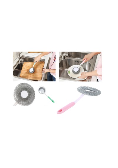 Hubrendy Çer Mangal Temizleme Fırçası - Barbekü Fırçası - Lavabo Bulaşık Fırçası