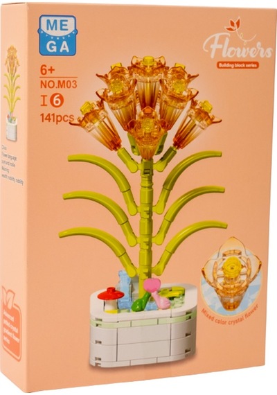 Building Block Flower 141 Parça Clivia