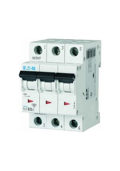 Eaton 286603 Minyatür Devre Kesici - 6ka - C Eğrisi - 3x25a