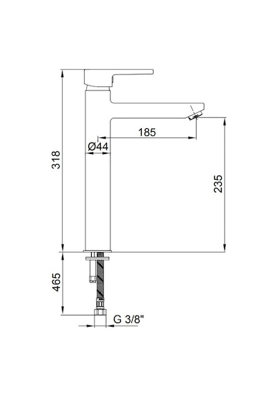 Eca Delta Yüksek Tip Lavabo Bataryası 102108860
