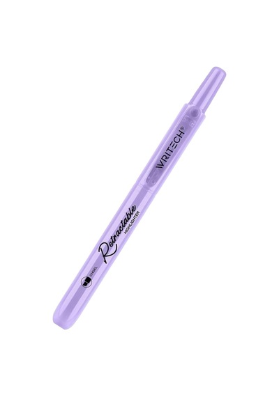 Basmalı Fosforlu Kalem Neon Ve Pastel Renkler Amerika Üretim Yüksek Kalitewritech Pastel Mor