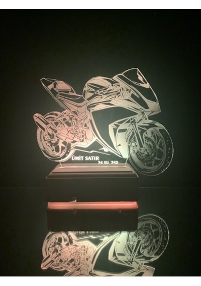 Yamaha R25 Motor Doğum Günü Hediyesi Kişiye Özel Gece Lambası
