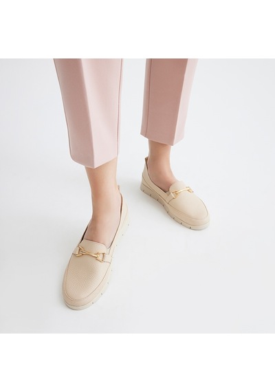Hotiç Hakiki Deri Bej Kadın Loafer 01ayh286000a310 Bej-beıge Bej