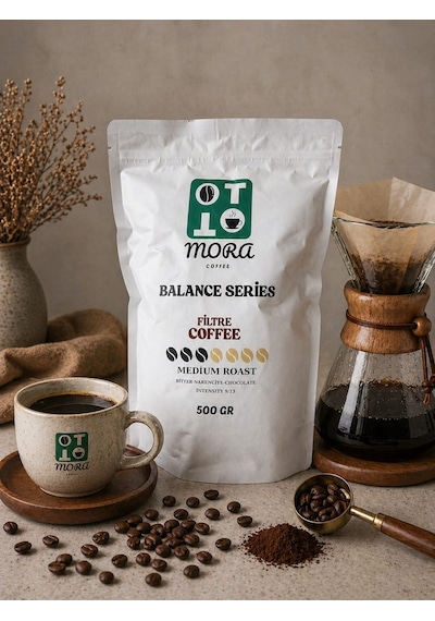 Ottomora Balance Series Filtre Kahve 500 Gr 500 Gr - Taze Öğütülmüş Filtre Kağıdı