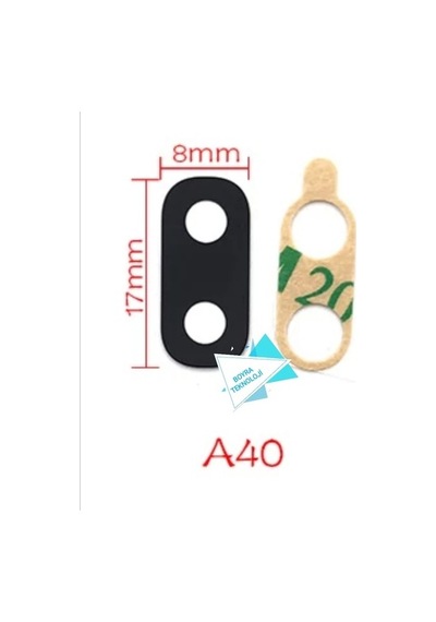 Samsung Uyumlu Galaxy A40 Arka Kamera Lensi Cam A405F