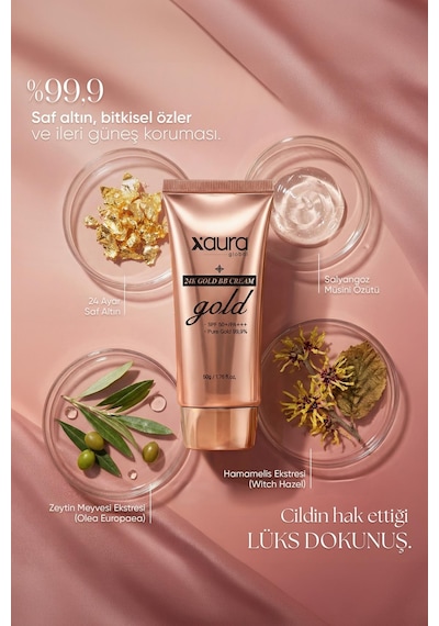 Xaura Global 24k Gold Bb Spf50+ Cream 50 G Diğer