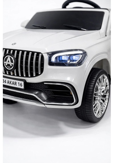 Miracle 12v Uzaktan Kumandalı Akülü Araba Suv Model Çocuk Arabası Beyaz