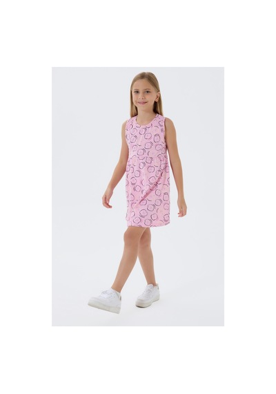 Rolypoly Kız Çocuk Pembe Elbise Rp3229-c-v4