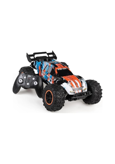 40 Cm Dev Boy 4x4 Uzaktan Kumandalı Araba 1:16 Ölçek Şarjlı Off-road Arazi Aracı Turuncu Mavi