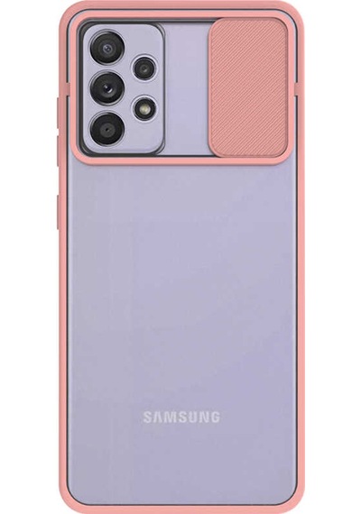 Samsung Galaxy A52s ile Uyumlu Kapak Lensi Açılır Kapanır Kamera Korumalı Silikon Kılıf