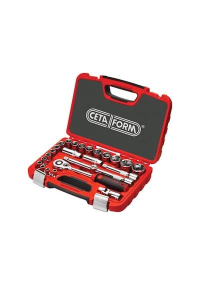 Ceta Form C20-25PH2 1/2'' 6 Köşe Çantalı Lokma Takımı 25 Parça