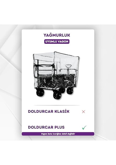 Yağmurluk Su Geçirmez Vagon Araba Kılıfı Bebek Ve Plaj Arabaları İçin Rüzgar & Yağmur Koruması Katlanabilir Taşıma Çantalı Model