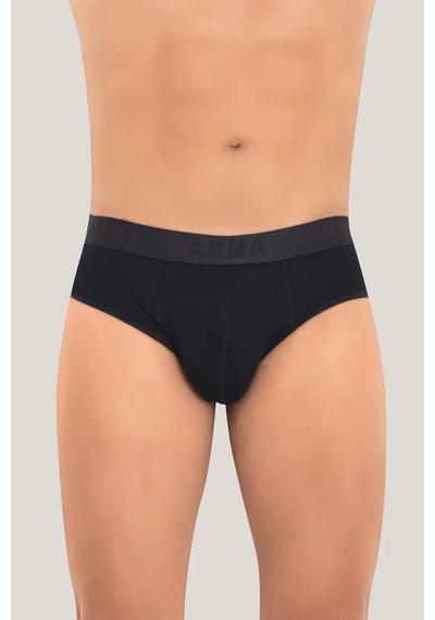 Hadpols Özel Üretim Hediyelik Eşya Normal Bel Erkek Bambu Slip Külot Düz Lacivert 3'lü Paket