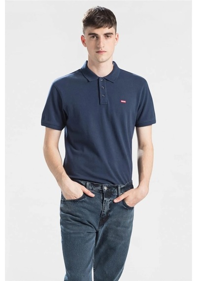 Levi's Erkek Relaxed Fit Polo Yaka Lacivert T-shirt - A0229-0008 Lacivert